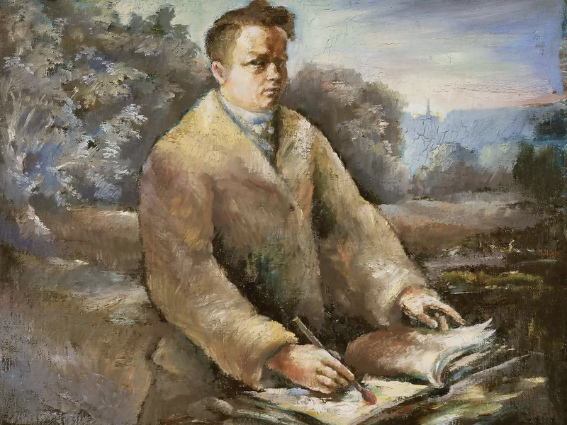 1890-Heinz Lewerenz - Autoritratto